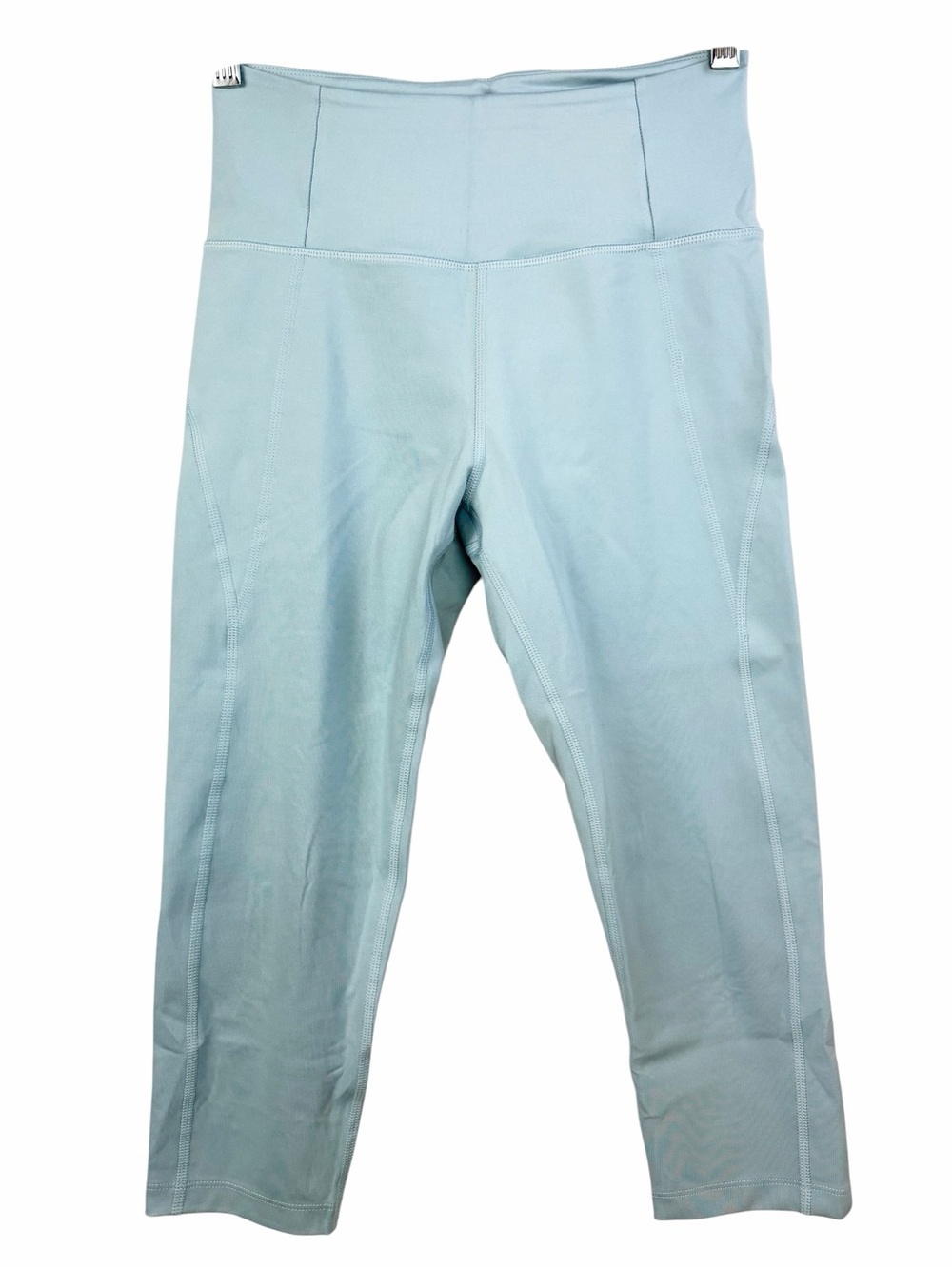 Girlfriend Collective High-Rise Compressive Crop Legging in Sky Size Small